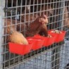 5 Stück Hühnerkäfig-Näpfe, Vogel-Hängefutterspender, Geflügel-Wassernäpfe mit Haken, Futternäpfe für Hasen, Tauben, Kleintier