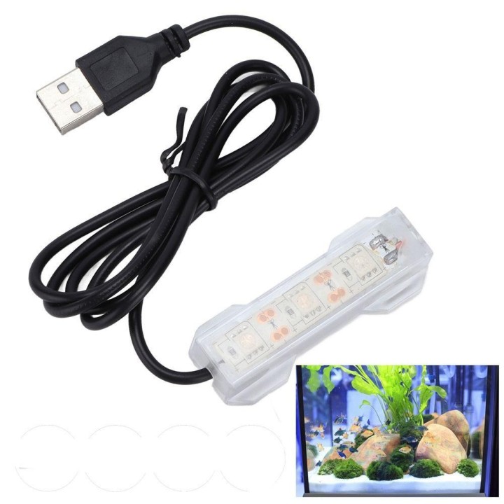 Lampen LED-Beleuchtung Aquarium Licht Tank Aquarium Zubehör Wasserpflanzen Licht Aquarium Lampen Blue Light