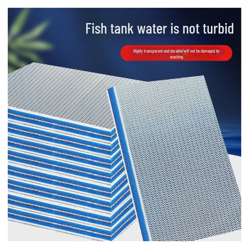 Hochdichter, waschbarer Filterschwamm für Aquarien und Teiche nitrifying bacteria capsule, 5 pieces, 1 pack