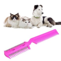 Tierhaarschneider Kamm Schneiden Schnitt Hund Katze 1PC Random Color