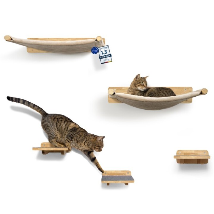 WOOWOOD KATZENHÄNGEMATTE SET