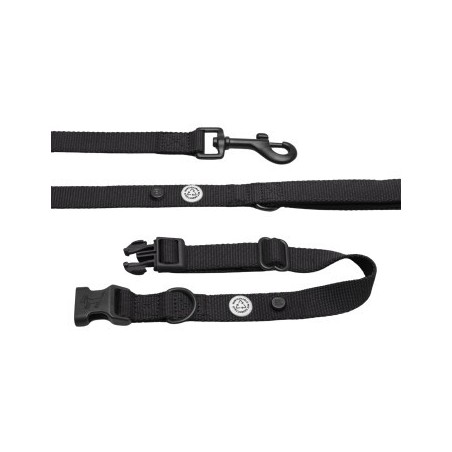 Barkalot Hundehalsband-Auslaufset schwarz M