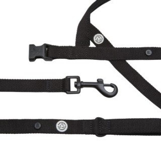 Barkalot Hundegeschirr-Spazierset schwarz S