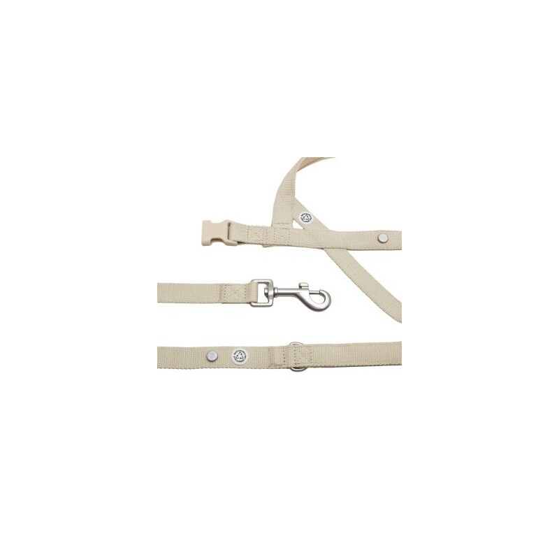 Barkalot Hundegeschirr-Spazierset beige L