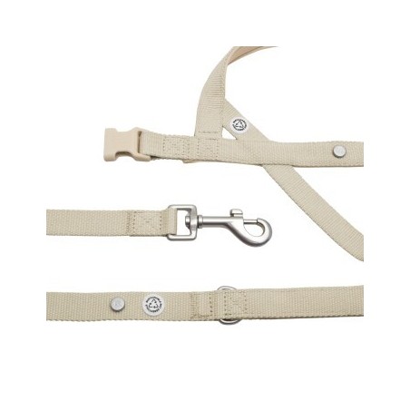 Barkalot Hundegeschirr-Spazierset beige L