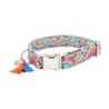 PELLINA Halsband Hund Hippie Blue silber L