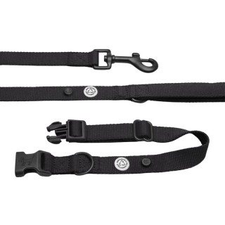 Barkalot Hundehalsband-Auslaufset schwarz M