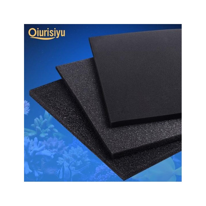 Carbon Design Schwarzer biochemischer Filterschwamm mit größter Haftung 50x12x2cm A