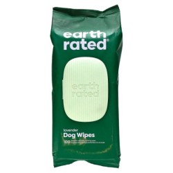 Earth Rated, Hunde-Feuchttücher, Lavendel, 100 Feuchttücher