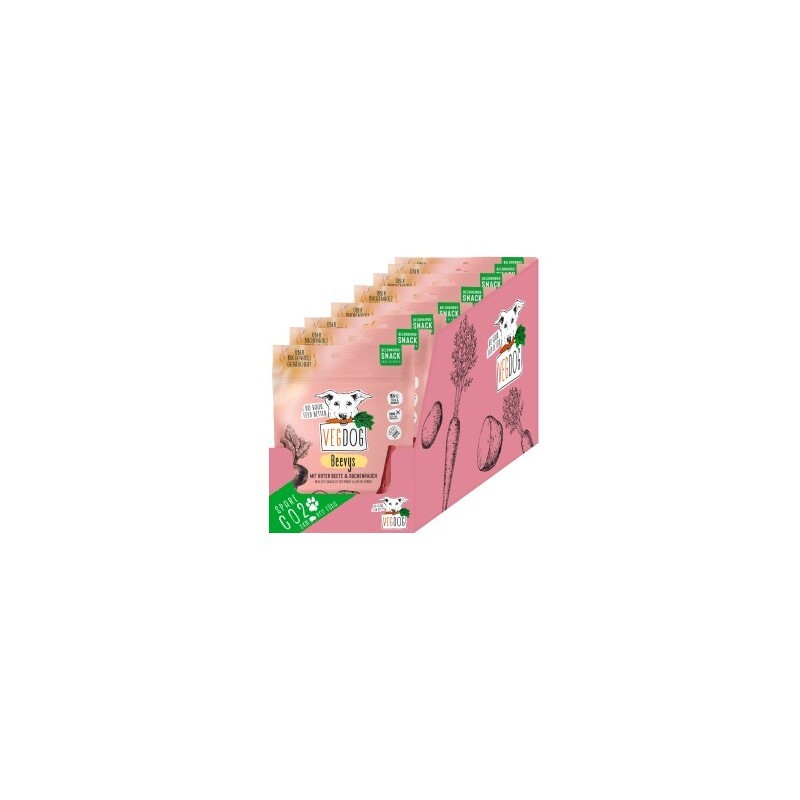 VEGDOG Belohnungssnack BEEVYS 9 x 80 g