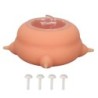 Welpen Milch Feeder Schüssel 200ml Simulation Welpen Pflege Station Nippel Feeder mit Saugnäpfen für