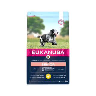 Eukanuba Caring Senior Medium Breed Hundefutter - 3 kg