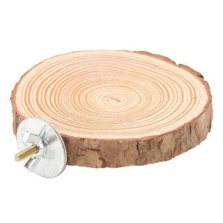 Runde Sitzstange für Vögel, natürlicher Holzständer für Käfigvögel, Papageien, Beißen, Stehen, 8–10