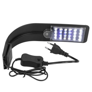 10W Aquarium Aquarium Licht Clip auf für Wasser gepflanzt weiß blau LED