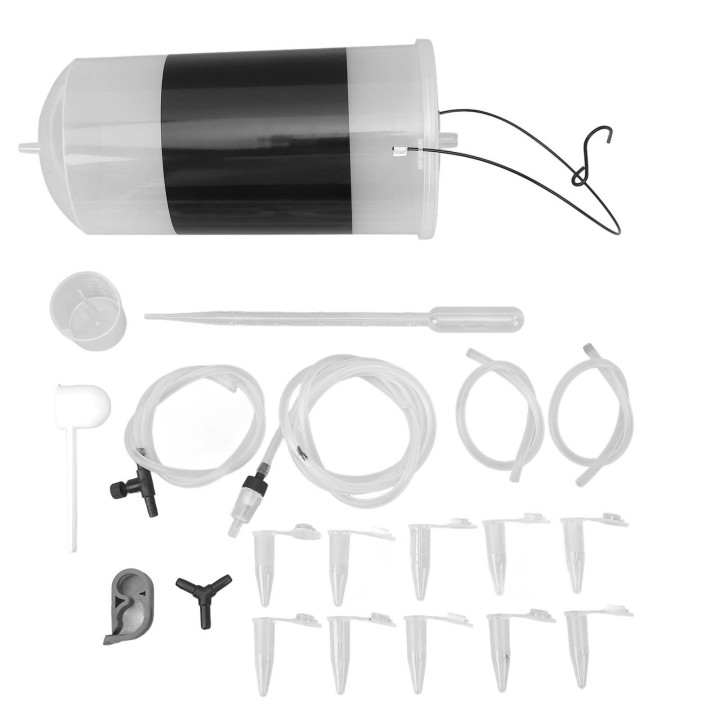 Artemia-Eier-Inkubator, automatisches Garnelen-Schlüpfset mit großer Kapazität und Regelventil