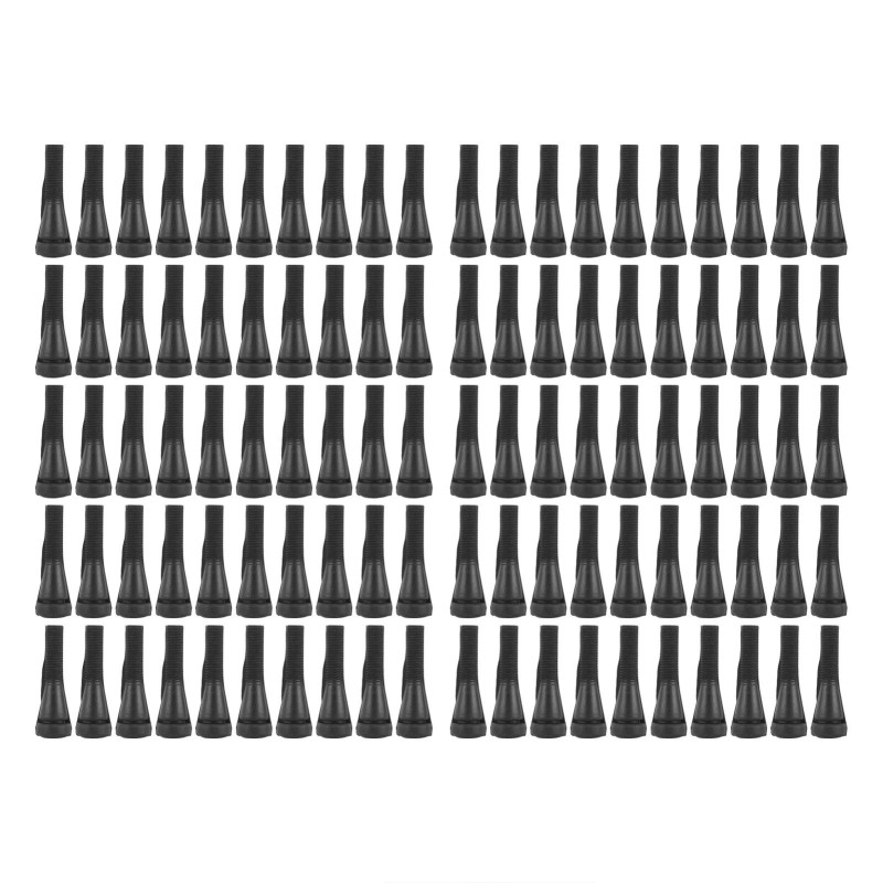 100PCS Geflügel Rupfmaschine Picker Gummi Haarentfernung Stick Ersatz für Enten Huhn schwarz