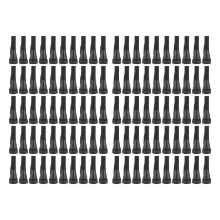 100PCS Geflügel Rupfmaschine Picker Gummi Haarentfernung Stick Ersatz für Enten Huhn schwarz
