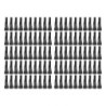 100PCS Geflügel Rupfmaschine Picker Gummi Haarentfernung Stick Ersatz für Enten Huhn schwarz
