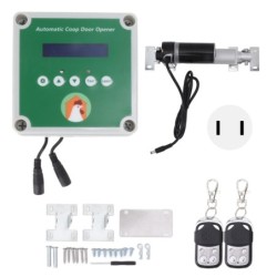 Automatischer Hühnerstallöffner, Linearantriebe, elektrisches Geflügelstalltür-Motor-Kit mit Licht