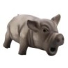 Süßes Schwein Grunzen Squeak Latex Haustier Kauspielzeug für Hundewelpen(Schwarz)