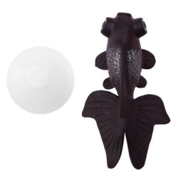 Aquarium Dekoration Lustige Künstliche Silikon Kleine Fische Aquarium Ornament Braun Goldfisch