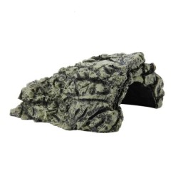 Fisch Versteck Höhle Aquarium Schildkröte Reptil Sonnen Verstecken Lebensraum Dekoration Ornament(Mittel)