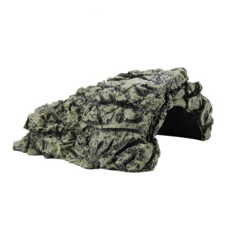 Fisch Versteck Höhle Aquarium Schildkröte Reptil Sonnen Verstecken Lebensraum Dekoration Ornament(Mittel)
