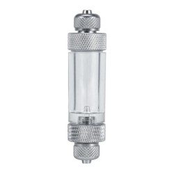 Aquarium Wasserpflanze CO2 Rückflussverhinderer Blasenzähler Fischtank Werkzeug(Doppelter Kopf)