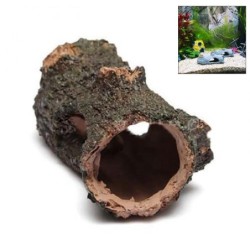 Aquarium-Ornament aus Kunstharz, hohler Baumstamm, Baumstamm, Holz, Landschaftsdekoration für Aquarien