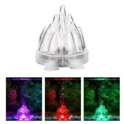 Aquarium wasserdichtes Licht Aquarium Unterwasser Fisch Lampe Aquarien Vulkan Luftpumpe Licht