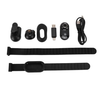 Haustier Kragen Kamera 1080P HD 2,4G Wireless Hund Katze tragbare Video Recorder Loop-Aufnahme klein schwarz