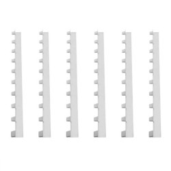 6Pcs langlebige Metall Beehive Rahmen Streifen Spacer Imker Bienenzucht Werkzeug Ausrüstung