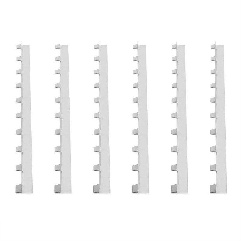6Pcs langlebige Metall Beehive Rahmen Streifen Spacer Imker Bienenzucht Werkzeug Ausrüstung