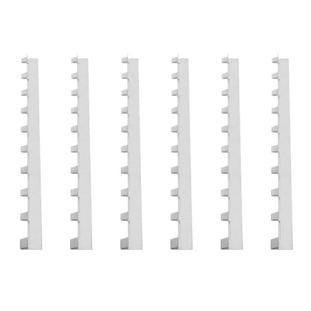 6Pcs langlebige Metall Beehive Rahmen Streifen Spacer Imker Bienenzucht Werkzeug Ausrüstung