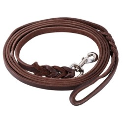 Haustiere Hund Trainingsleine Durable Leder lange geflochtene Walking Hundeleine