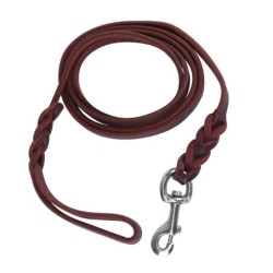 Haustier Hund Leine Sicherheit Seil Rindsleder und Leder Gürtel Für Walking Laufen Training (1,6 m)