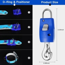 1pc Edelstahl Welpen Hund Katze Kragen Seil Leine Stecker Schnalle Pet Liefert Blau
