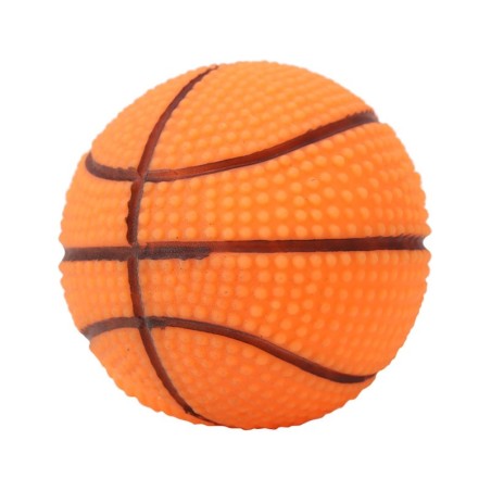 1PC Pet Training Spielen Kauen Sound Ball Hund Welpen Quietschende Spielzeug(Basketball)