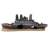 Titanic - verlorenes Schiffswrack - Aquarium-Dekoration - Wrack-Ornamente weiß