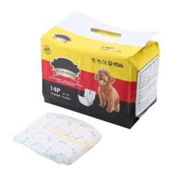 Männlichen Hund Welpen Bauch Wraps Windel Windel Sanitär Physiologische Hosen (XS) XS