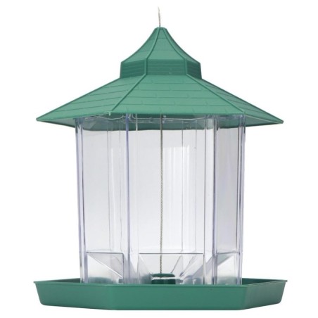 Wasserdichte, hängende, transparente Vogelfutterstation aus Kunststoff, Fütterungswerkzeuge für den Garten im Freien