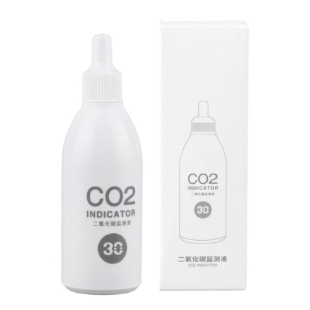 CO2-Indikatorlösung für Aquarien, Langzeitüberwachung, Flüssigkeitstest für Aquarien