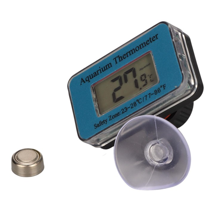 Aquarium Thermometer Wasserdicht Große LCD Display Kabelloses Design Digitale Aquarium Temperatur