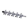 Fisch Tank Sauerstoff Distributor 6mm Kohlendioxid Regulierung Schalter Regulierung Valve5 Kopf