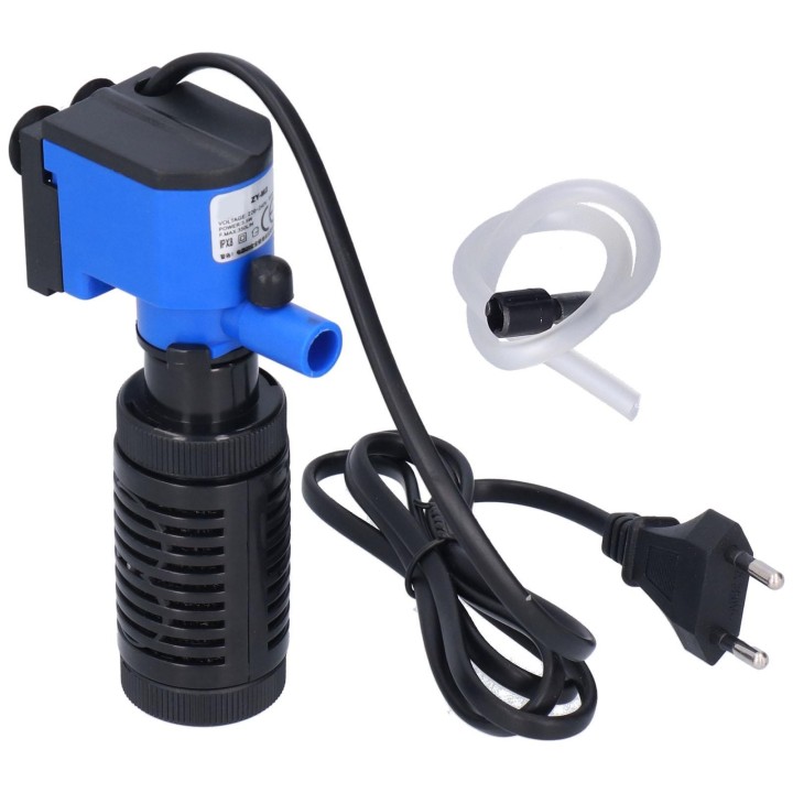 ZYM2 Aquarium-Innenfilter, niedriger Wasserstand, sauerstofferhöhender Pumpenfilter für Fischtank-Schildkröten