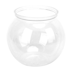 Mini Aquarium Transparent Kunststoff Auswirkungen Beständig Kunststoff Gallonen Fisch Schüssel für Schreibtisch BücherregalMi
