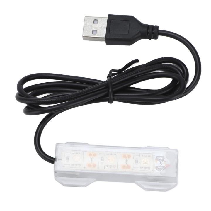 Aquarium Licht USB Lade Kunststoff Fisch Tank LED Licht für Wasserpflanzen LandscapeRed