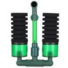 Aquarium BioChemical Double Sponge Cleaner Filter Fish Tank Submersible Foam Filter(QS100A S mit