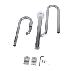 Fisch Tank Edelstahl Rohr Oberfläche Skimmer Aquarium Zufluss und Abfluss Rohr Set12 Rohr Oberfläche