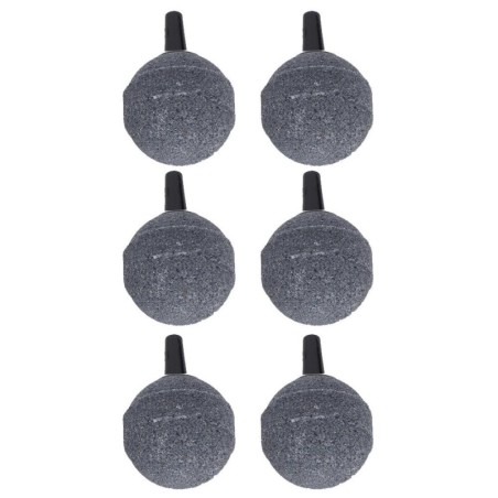 3 Beutel Blasendiffusor Sandstein Belüftungsstein 25 mm für Aquarium-Pumpe